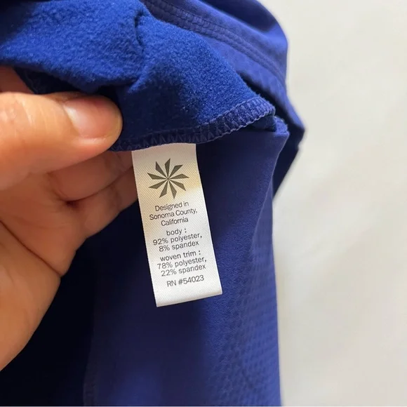 ATHLETA Women’s Plush Tech Hoodie 3.0 in Sapphire Blue Medium - Picture 11 of 14